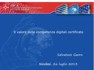 Il valore delle competenze digitali certificate