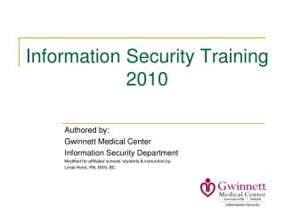 Information Security Training 2010