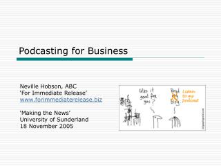 Podcasting for Business