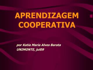 APRENDIZAGEM COOPERATIVA