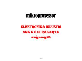 mikroprosessor