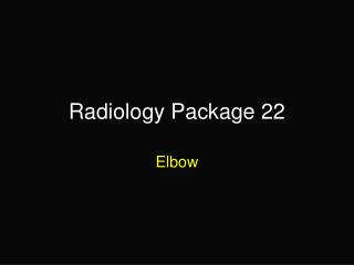 Radiology Package 22