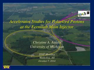 Accelerator Studies for Polarized Protons at the Fermilab Main Injector