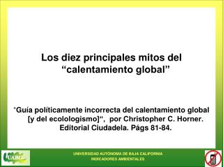 Los diez principales mitos del “calentamiento global”