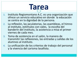 Tarea