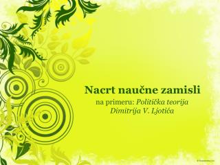 Nacrt na učne zamisli