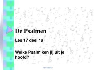 De Psalmen