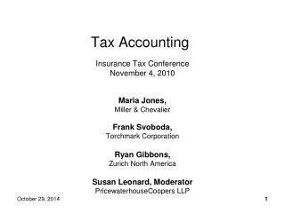 Tax Accounting