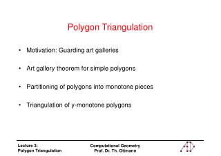 Polygon Triangulation