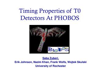 Timing Properties of T0 Detectors At PHOBOS