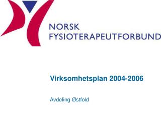 Virksomhetsplan 2004-2006