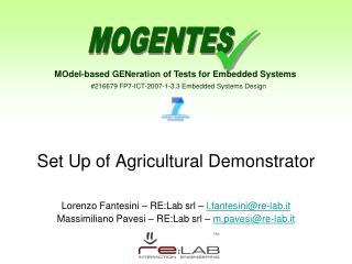 Set Up of Agricultural Demonstrator