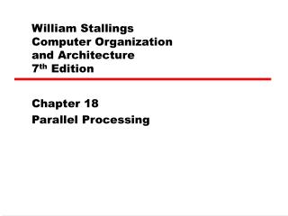 William Stallings Computer Organization and Architecture 7 th Edition