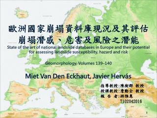 Miet Van Den Eckhaut , Javier Hervás