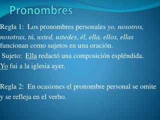 Pronombres