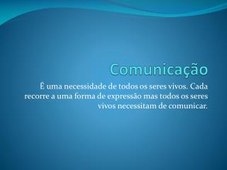 Comunicação