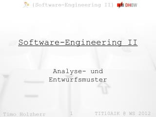 Software-Engineering II