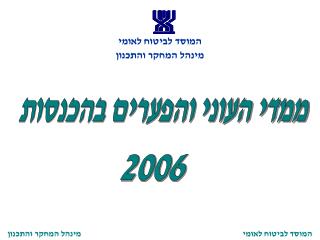 ממדי העוני והפערים בהכנסות