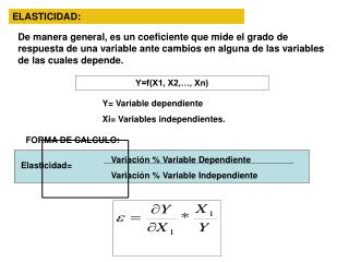 ELASTICIDAD: