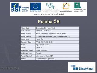 Poloha ČR