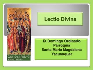 Lectio Divina