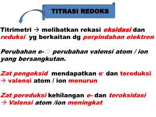 TITRASI REDOKS