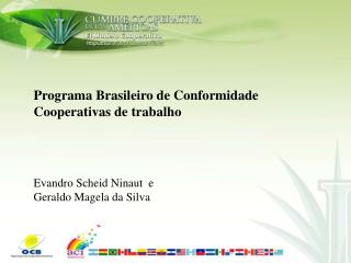 Programa Brasileiro de Conformidade Cooperativas de trabalho