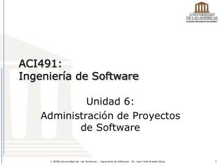 ACI491: Ingeniería de Software
