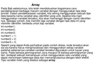 Array