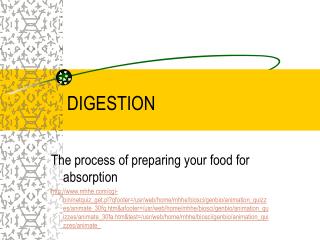 DIGESTION