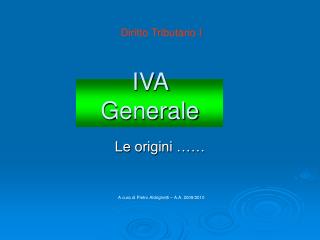 IVA Generale