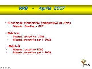 RRB - Aprile 2007