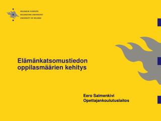 Elämänkatsomustiedon oppilasmäärien kehitys