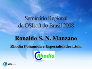 Ronaldo S. N. Manzano