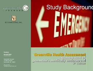Greenville Health Assessment a reassessment of greenville’s medically underserved 3 rd Edition