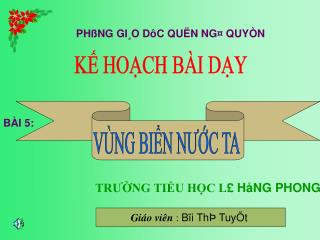 PHßNG GI¸O DôC QUËN NG¤ QUYÒN