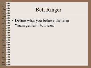 Bell Ringer