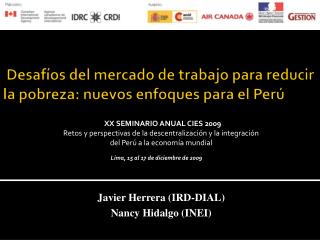Desafíos del mercado de trabajo para reducir la pobreza: nuevos enfoques para el Perú