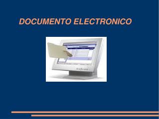 DOCUMENTO ELECTRONICO