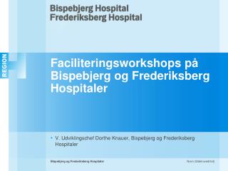 Faciliteringsworkshops på Bispebjerg og Frederiksberg Hospitaler