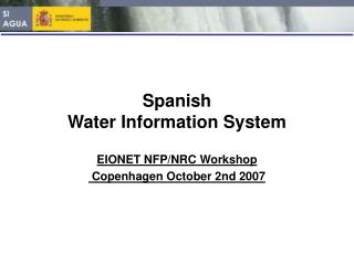 Spanish Water Information System