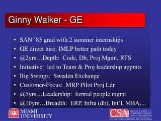 Ginny Walker - GE