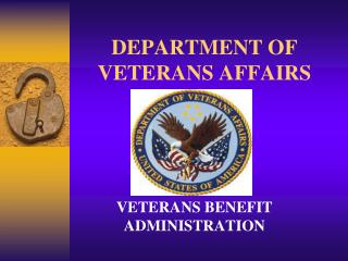 DEPARTMENT OF VETERANS AFFAIRS