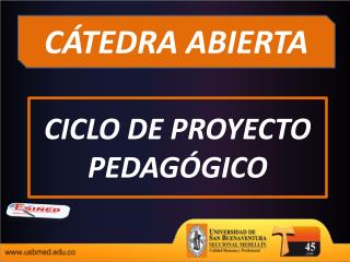 CICLO DE PROYECTO PEDAGÓGICO