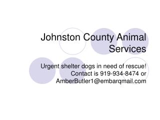 Johnston County Animal Services