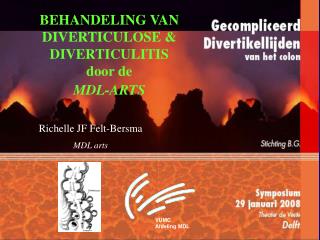 BEHANDELING VAN DIVERTICULOSE &amp; DIVERTICULITIS door de MDL-ARTS