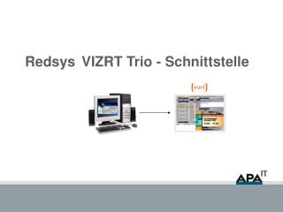 Redsys	VIZRT Trio - Schnittstelle