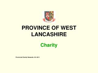 PROVINCE OF WEST LANCASHIRE