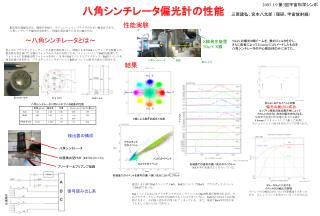 八角シンチレータ偏光計の性能