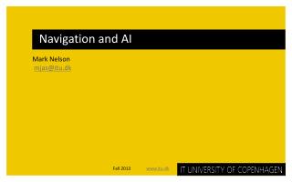 Navigation and AI